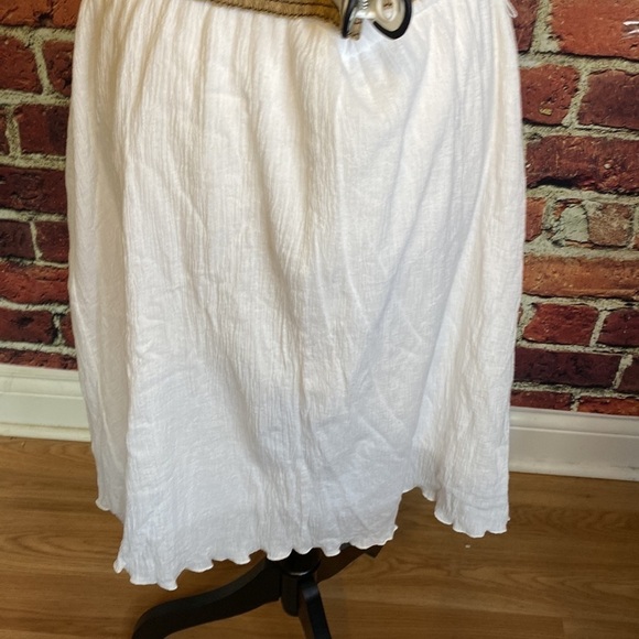 Le Château White Halter Dress with Belt Size XL - Picture 11 of 13